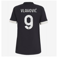 Fotbalové Dres Juventus Dusan Vlahovic #9 Dámské Alternativní 2023-24 Krátký Rukáv